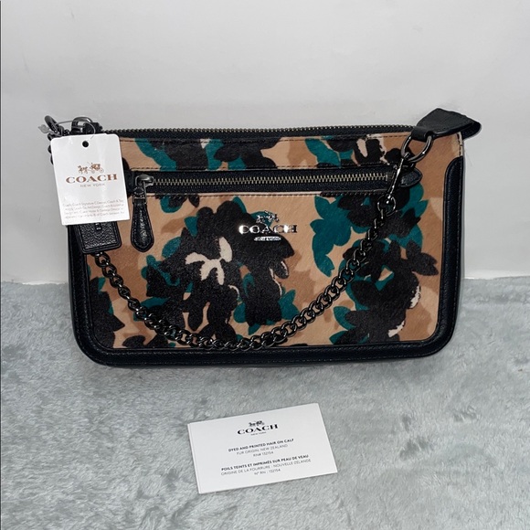 Coach Handbags - NWT Coach Leaf Print ‘Nolita’ 24 Shoulder Bag